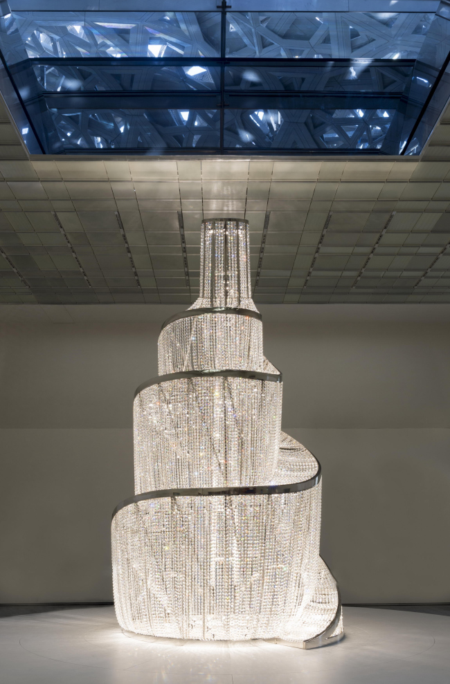 Лувр Абу-Даби. Работа Ай Вэйвэя «Источник света». Фото © Marc Domage. Архитектор Жан Нувель