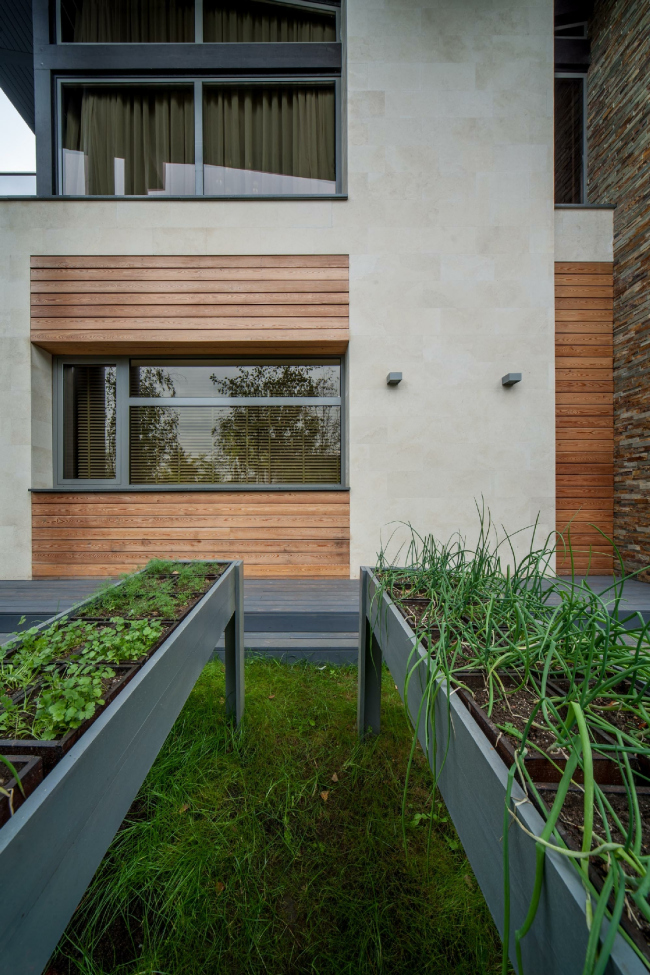 Wing-house in the Moscow area. Architect: Roman Leonidov � Studio of Roman Leonidov