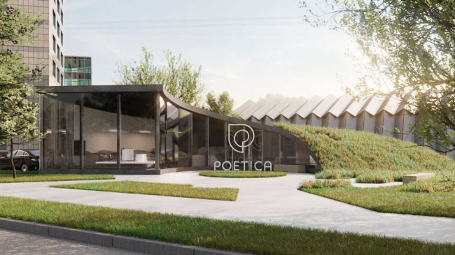 Офис продаж ЖК Poetica © Dmytro Aranchii Architects