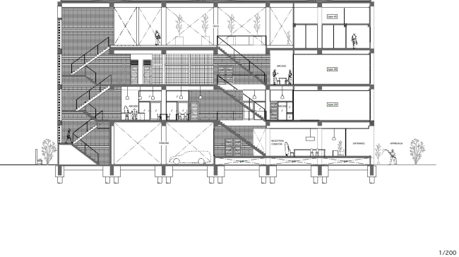 ����� � ����������� Tamasa � Kawabe Naoya Architects
