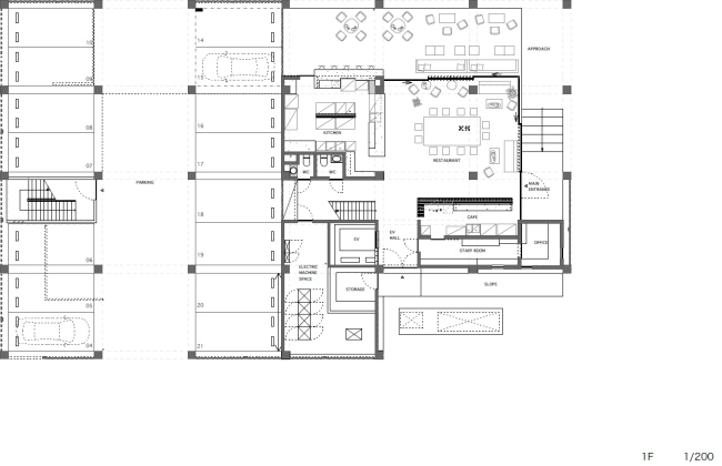 ����� � ����������� Tamasa � Kawabe Naoya Architects