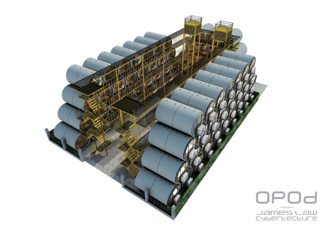 OPod Tube House  James Law Cybertecture