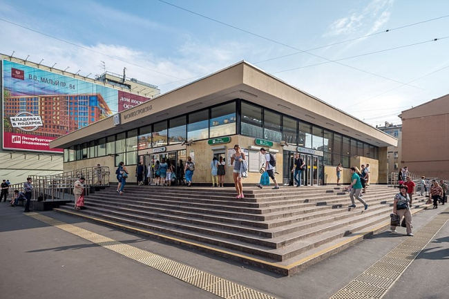 Ст метро василеостровская фото