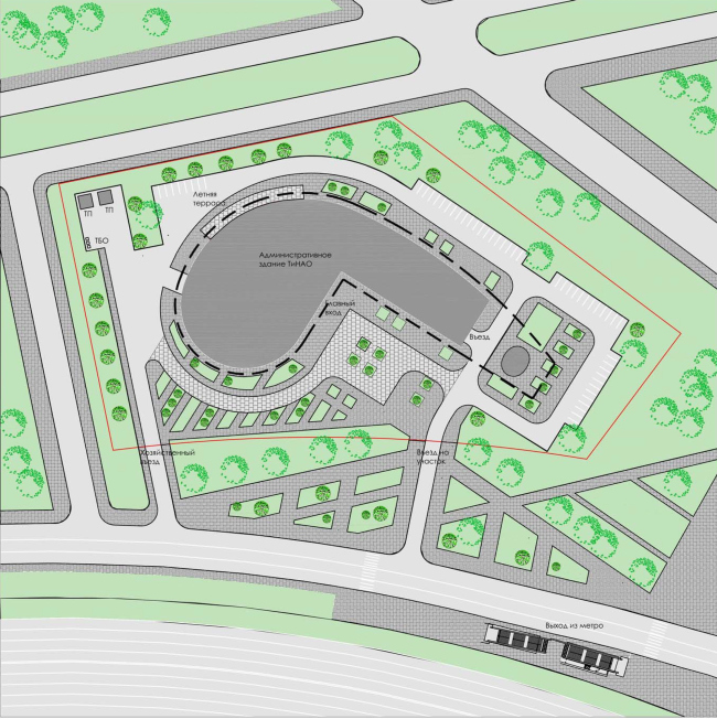 The administrative and business center of the Troitsky and Novomoskovsky administrative districts of Moscow. Master plan  Creative Union Reserve