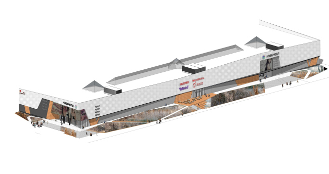 "Golden Babylon Otradnoe" shopping mall � Blank Architects