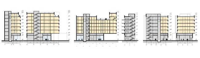 Концепция стандартного жилья для среднеэтажной модели застройки © ООО «Эшер» (Россия)