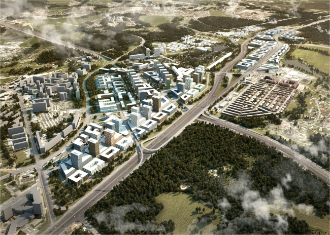 Concept of developing the territory of the administrative and business center next to Kommunarka settlement � Creative Union �Reserve�