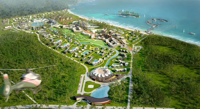 Development of the territory of "Paradise Waters" resort. Overview 1 � Arhitekturium