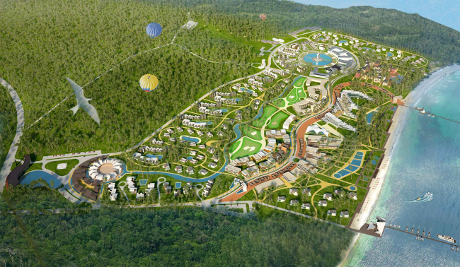 Development of the territory of "Paradise Waters" resort. Overview 2 � Arhitekturium