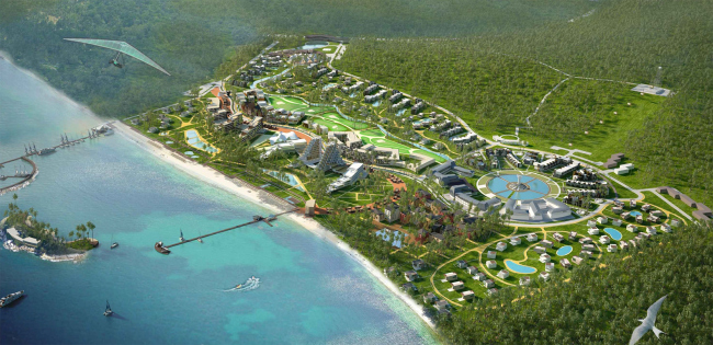 Development of the territory of "Paradise Waters" resort. Overview 3 � Arhitekturium
