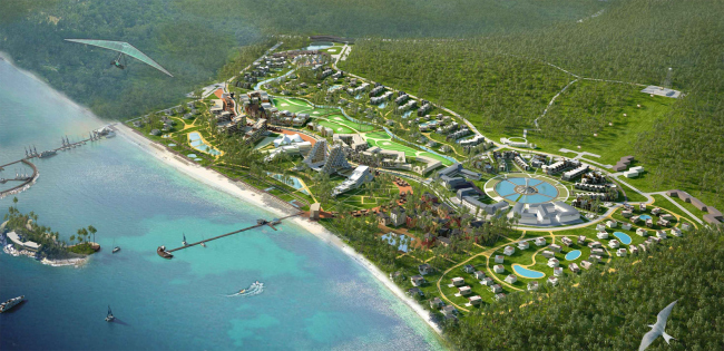 Development of the territory of "Paradise Waters" resort. Overview 3  Arhitekturium