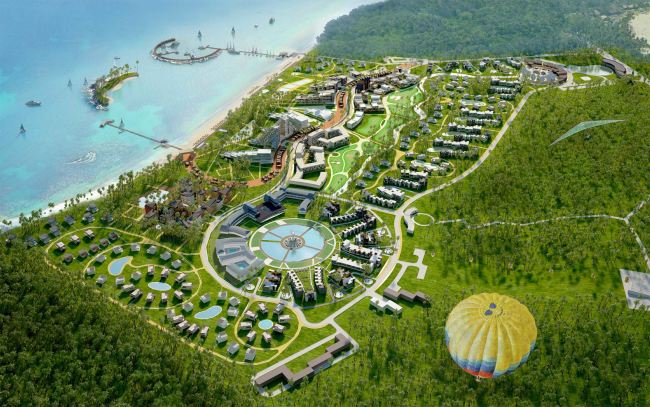 Development of the territory of "Paradise Waters" resort. Overview 4 � Arhitekturium