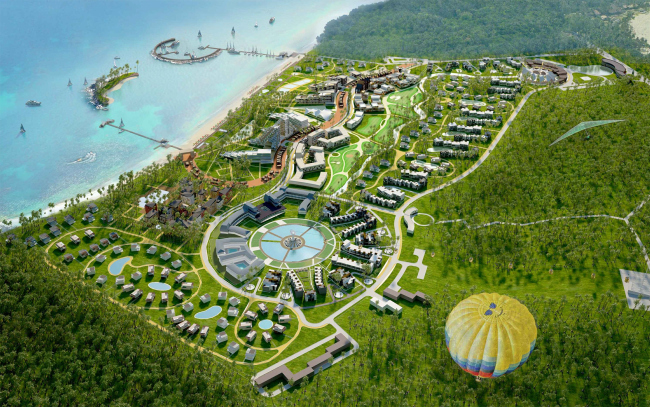 Development of the territory of "Paradise Waters" resort. Overview 4  Arhitekturium