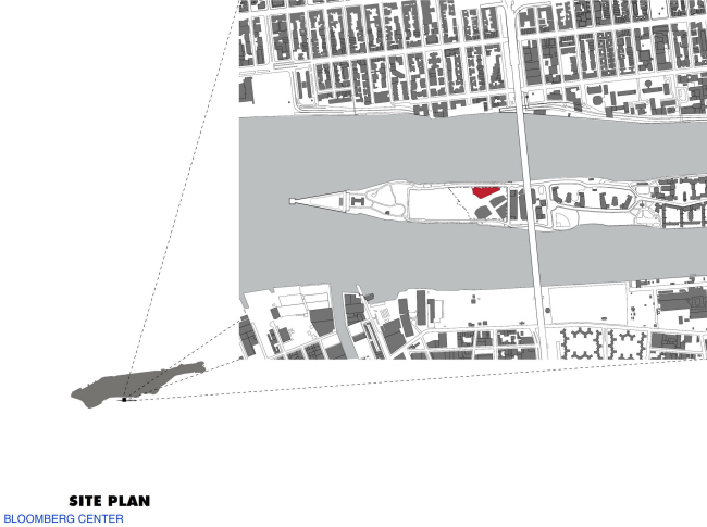 ������ ��������-����� �� ������� Cornell Tech. �����������: Morphosis