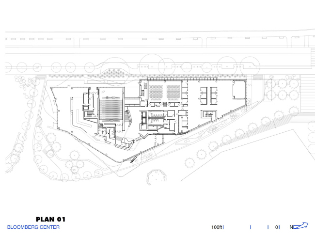 ������ ��������-����� �� ������� Cornell Tech. �����������: Morphosis