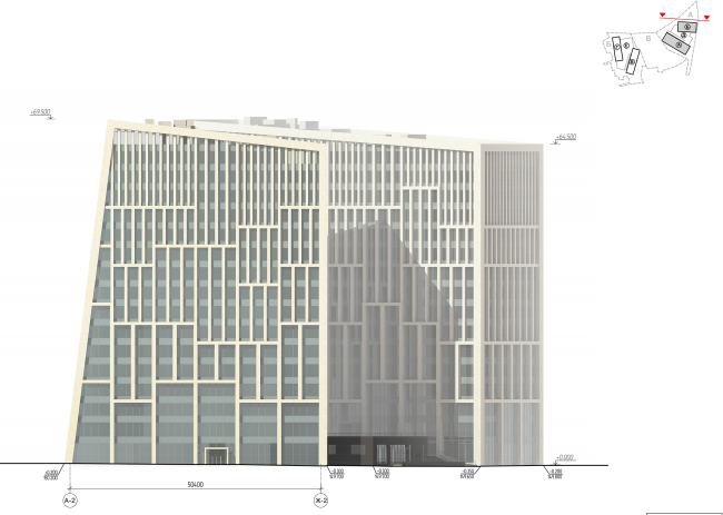 Hotel and business complex on the Rublevo-Uspenskoe Highway. Land site A, Buildings ,  (offices)  Sergey Kisselev and Partners