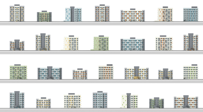 Architectural and town planning concept of housing construction in the city of Orenburg  Sergey Kisselev and Partners