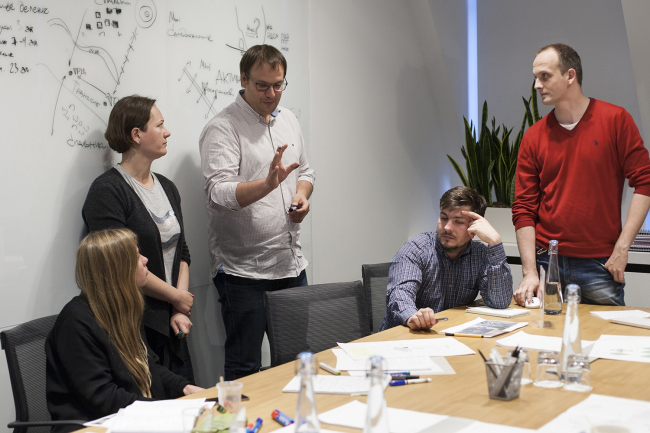 The working process � APEX project bureau