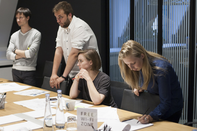 The working process � APEX project bureau