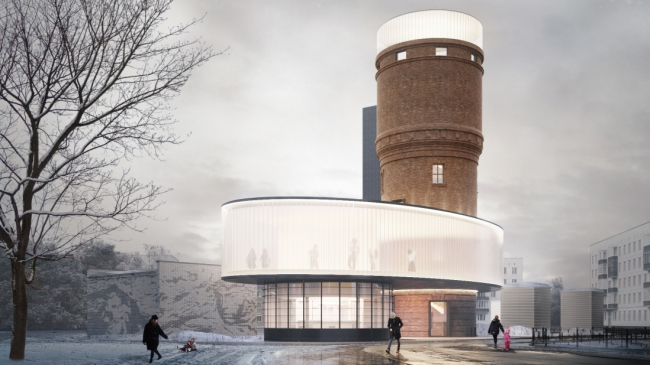 Реконструкция водонапорной башни в Щербинке, проект-победитель конкурса