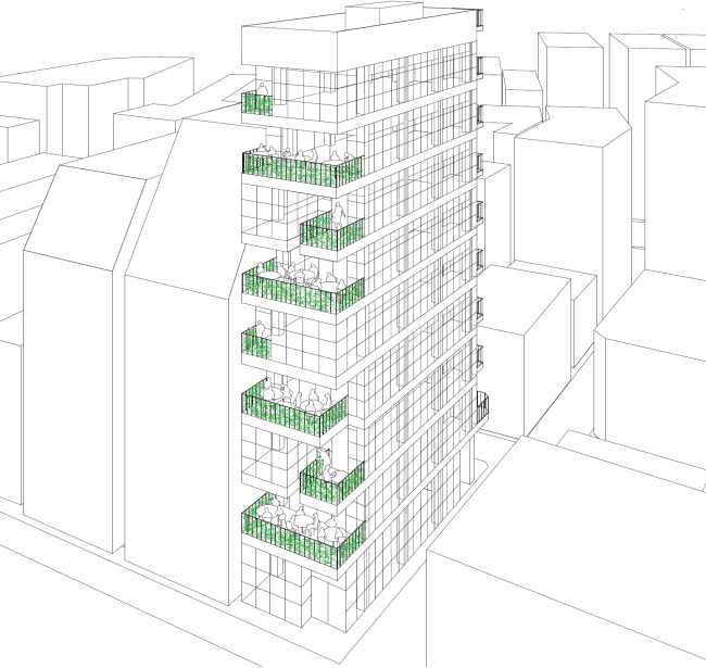 �������� ���������� Kanda Terrace � Akira Koyama + Key Operation Inc. / Architects