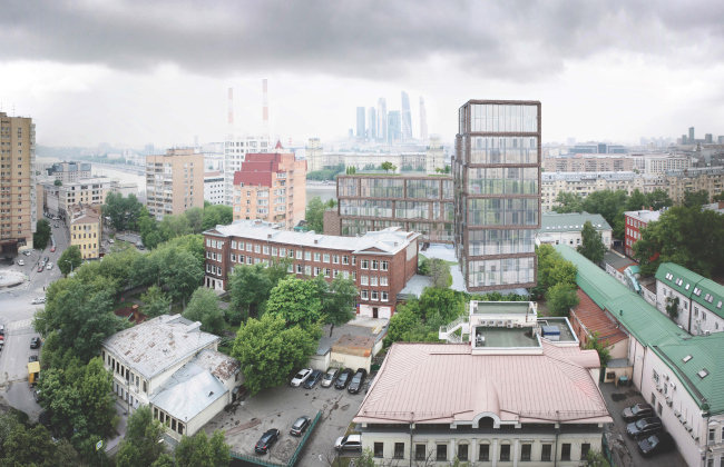 "Z-House" residential complex.  ATRIUM