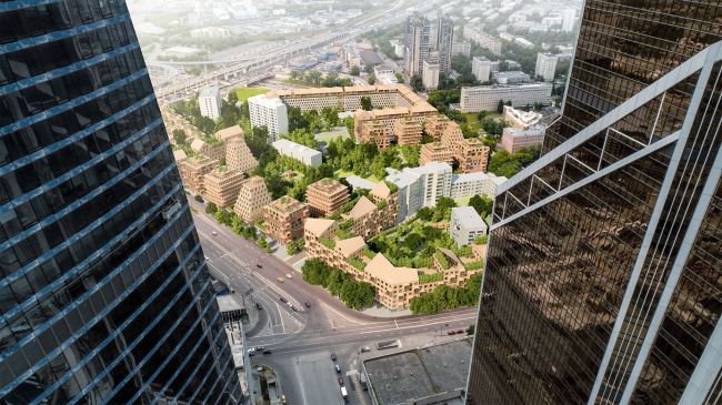 Wood City housing complex  Totan Kuzembaev Architectural Studio