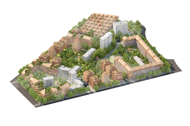 Wood City housing complex � Totan Kuzembaev Architectural Studio