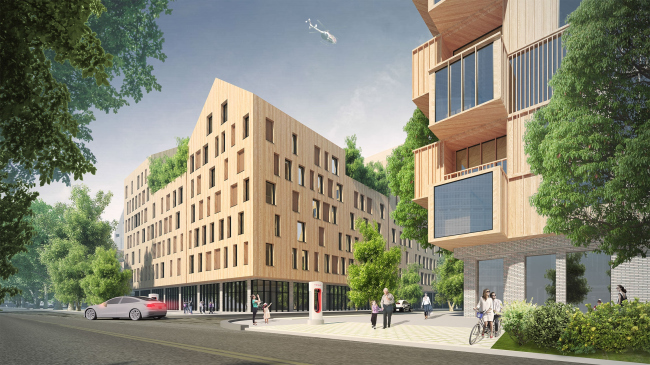 Wood City housing complex  Totan Kuzembaev Architectural Studio