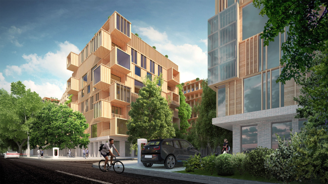 Wood City housing complex  Totan Kuzembaev Architectural Studio