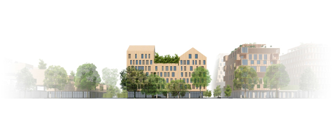 Wood City housing complex  Totan Kuzembaev Architectural Studio