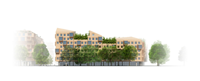 Wood City housing complex  Totan Kuzembaev Architectural Studio