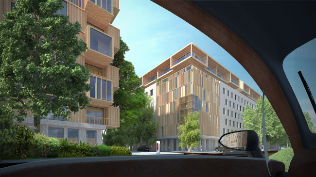 Wood City housing complex  Totan Kuzembaev Architectural Studio