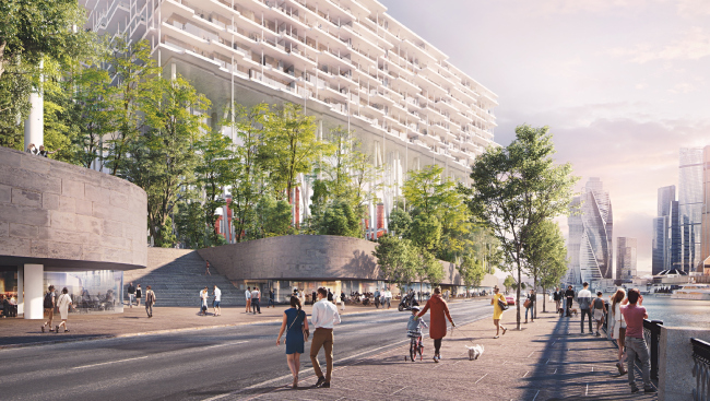 The project of developing the territory of the Badaevsky Brewery. Image � Herzog & de Meuron