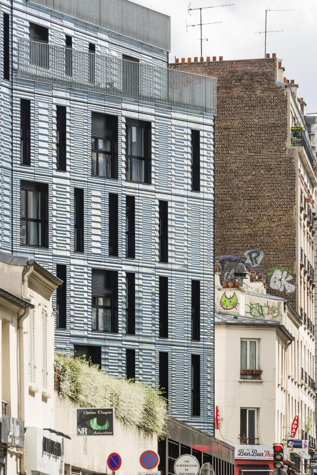Социальное жилье и социальная столовая в Париже © Luc Boegly