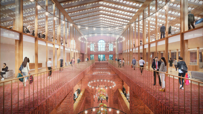 The project of developing the territory of the Badaevsky Brewery. Image � Herzog & de Meuron