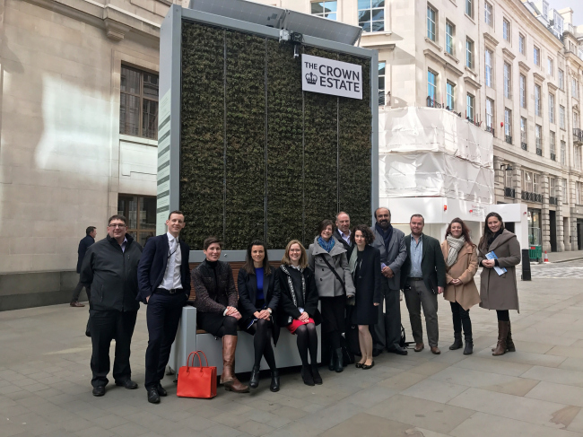 ��������� CityTree � ������� � The Crown Estate 