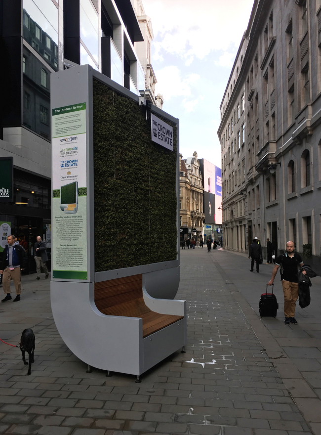 ��������� CityTree � ������� � The Crown Estate 