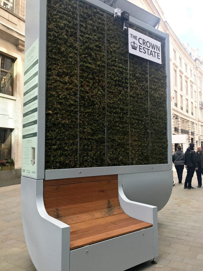 ��������� CityTree � ������� � The Crown Estate 