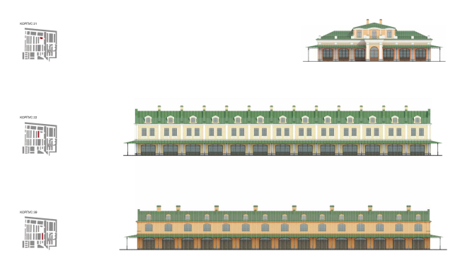 Renovation and reorganization to fit modern functions of the regional cultural heritage site "Apraksin Dvor with the Mariinsky Market" � Studio 44