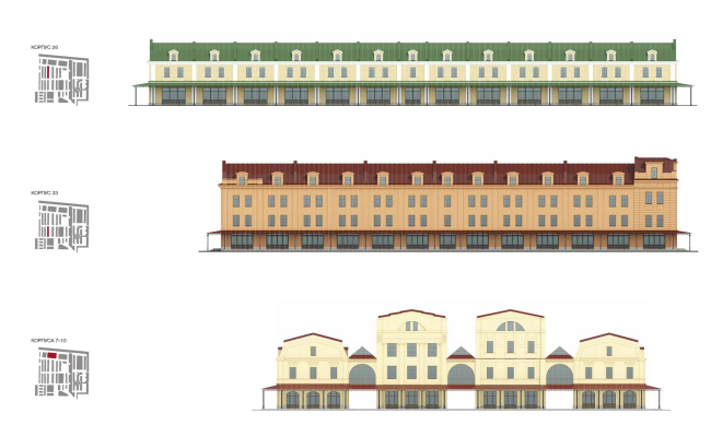 Renovation and reorganization to fit modern functions of the regional cultural heritage site "Apraksin Dvor with the Mariinsky Market"  Studio 44