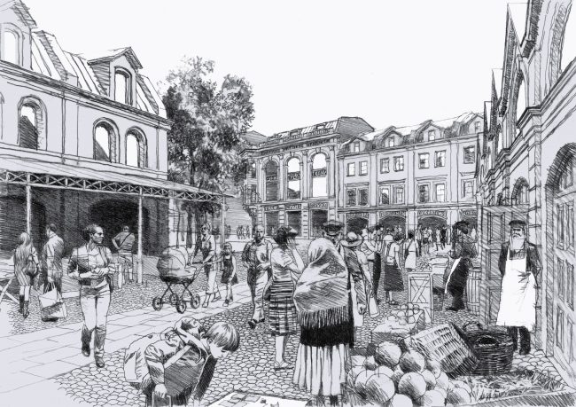 Renovation and reorganization to fit modern functions of the regional cultural heritage site "Apraksin Dvor with the Mariinsky Market" � Studio 44