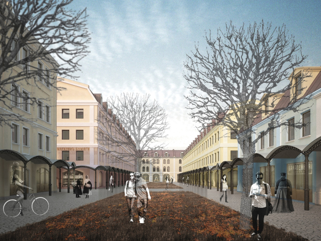 Renovation and reorganization to fit modern functions of the regional cultural heritage site "Apraksin Dvor with the Mariinsky Market" � Studio 44