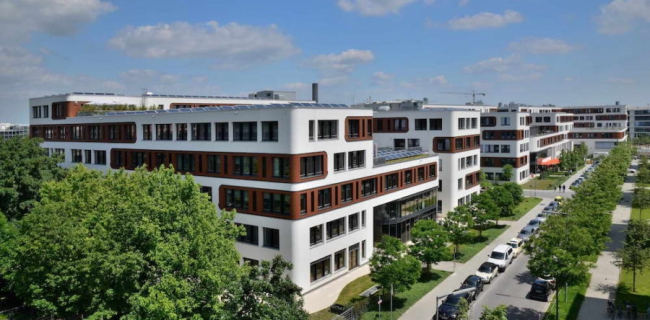 Офисный комплекс NuOffice в Мюнхене © Falk von Tettenborn Architects