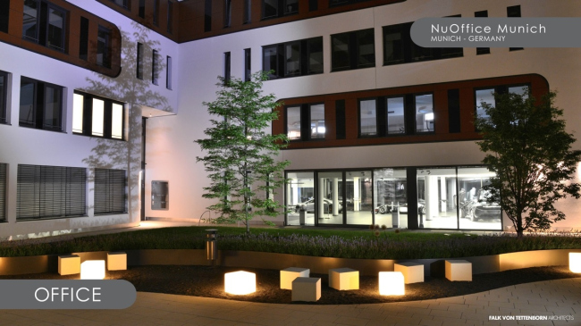 Офисный комплекс NuOffice в Мюнхене © Falk von Tettenborn Architects