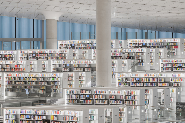 Национальная библиотека Катара. Фотография © Delfino Sisto Legnani and Marco Cappelletti, предоставлена OMA