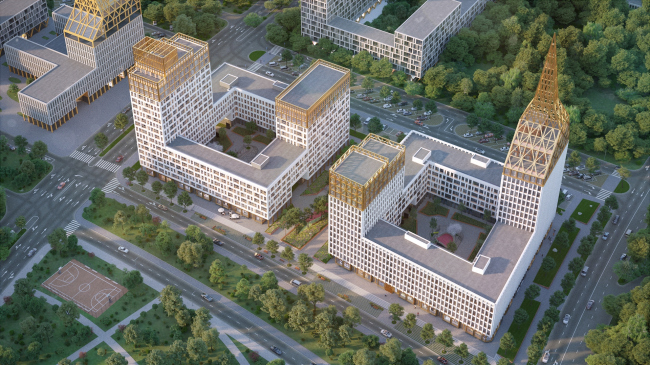 "Golden City" residential complex. Block #6 � KCAP + ORANGE + A.Len