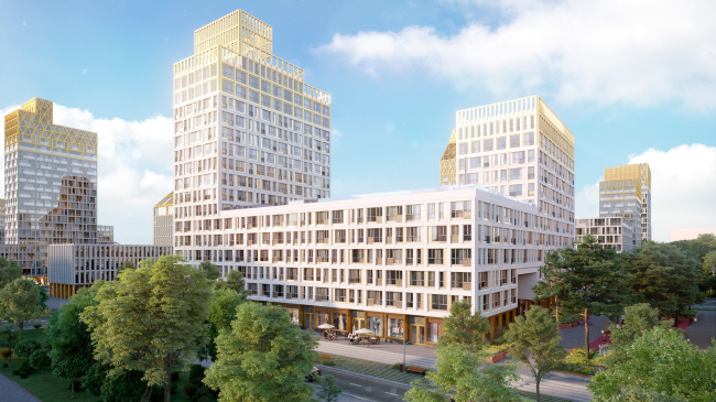 "Golden City" residential complex � KCAP + ORANGE + A.Len