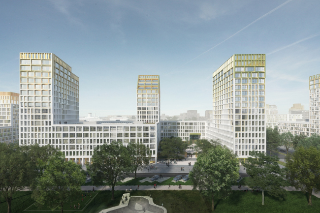 "Golden City" residential complex. Block #7 � KCAP + ORANGE + A.Len