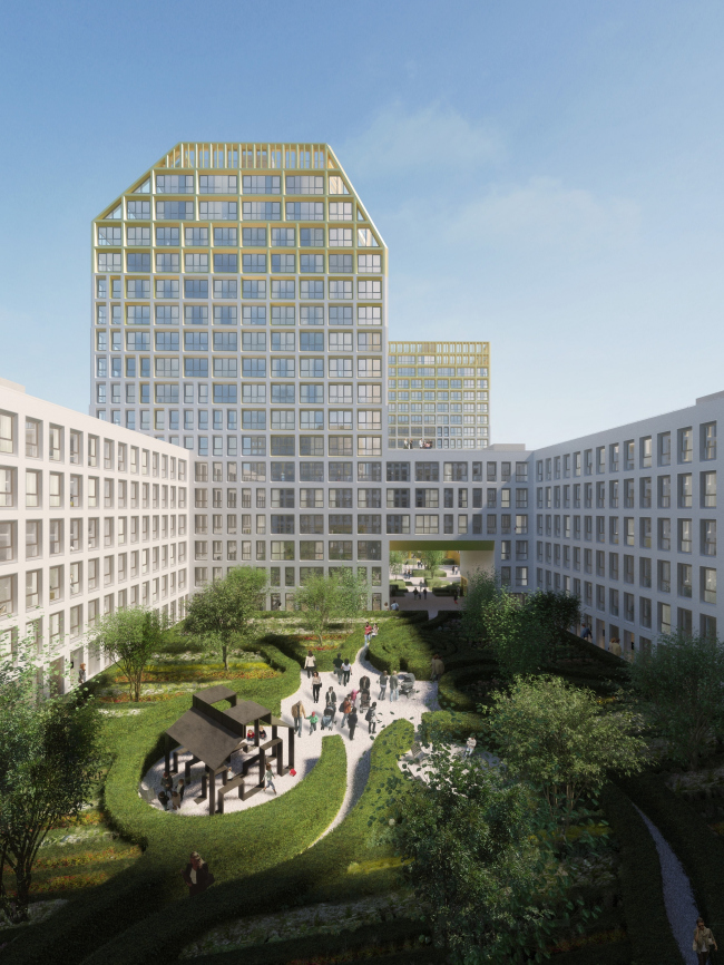 "Golden City" residential complex. Block #7 � KCAP + ORANGE + A.Len